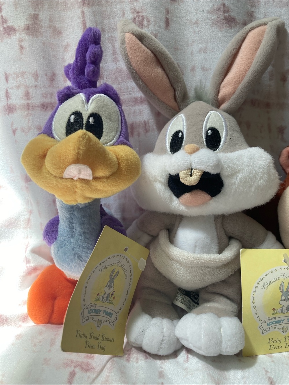 LOONEY TUNES Baby 6" Plush Bean Bag Bundle of 4 1999 - Picture 2 of 8